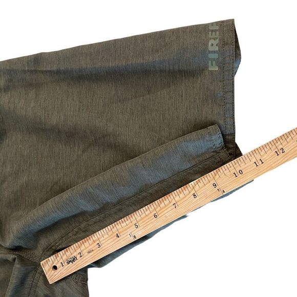 Firefly Mens Board Shorts Side Pocket Polyester Olive Green Medium - Picture 6 of 7